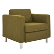 OSP Home Furnishings Pacific Armchair In Green Fabric