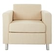 OSP Home Furnishings Pacific Armchair In Cream Fabric