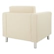 OSP Home Furnishings Pacific Armchair In Cream Fabric