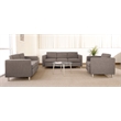 OSP Home Furnishings Pacific Love Seat In Cement Gray Fabric