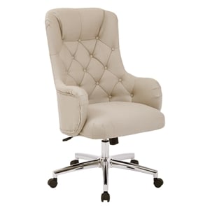 ariel desk chair in klein cream mouse fabric semi assembled