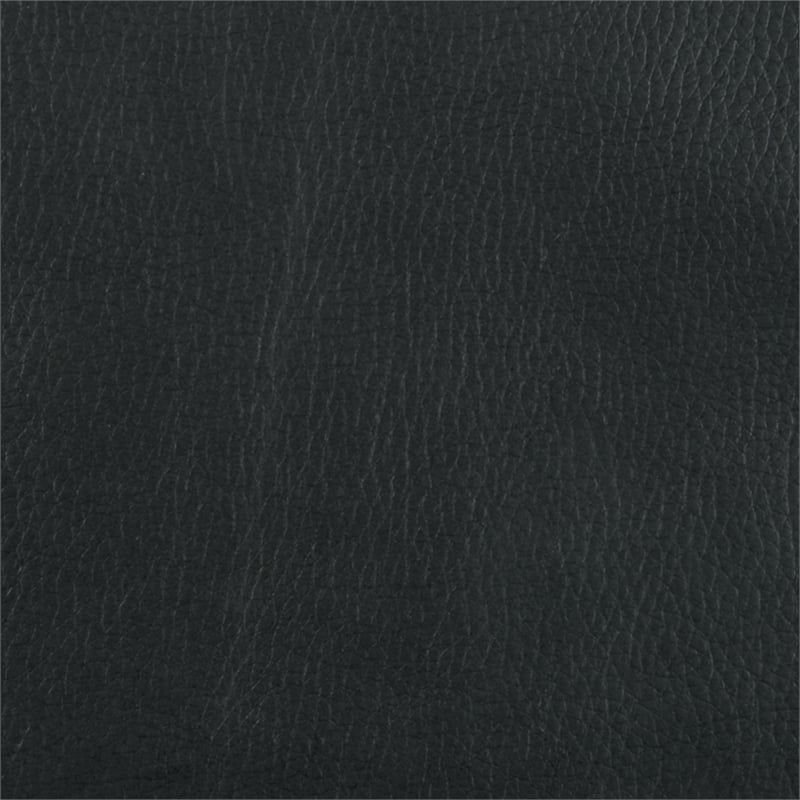 Wallstreet Corner Chair in Black Faux Leather