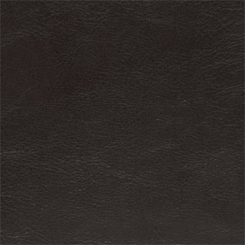 Wallstreet Corner Chair in Espresso Faux Leather