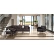Wall Street Single Armchair LAF Espresso Faux Leather