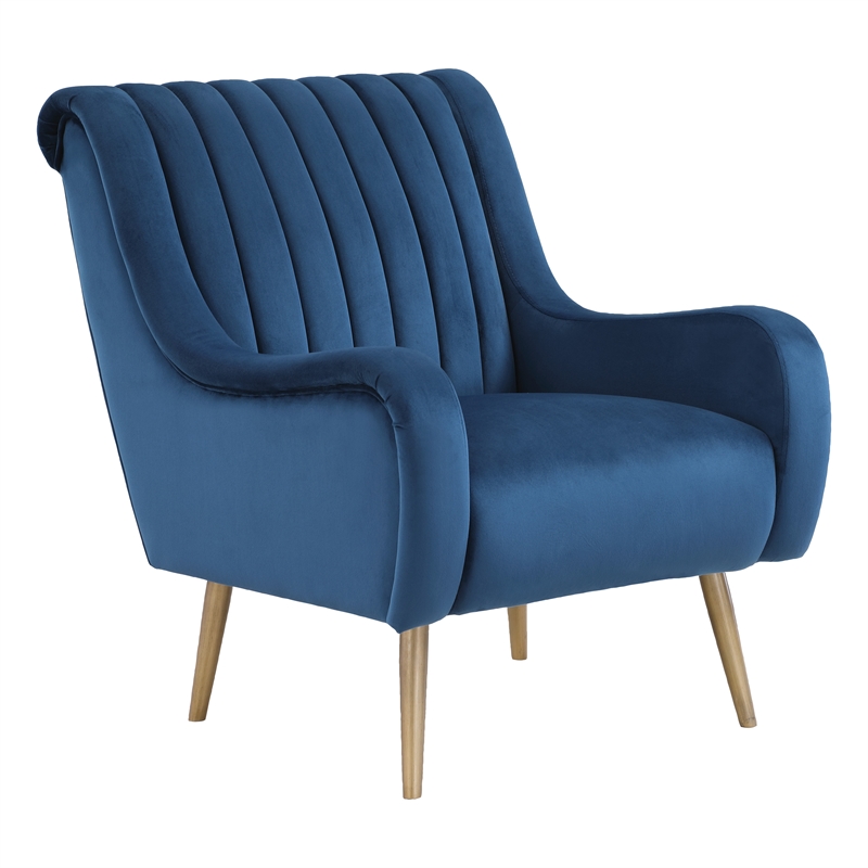 velvet armchair