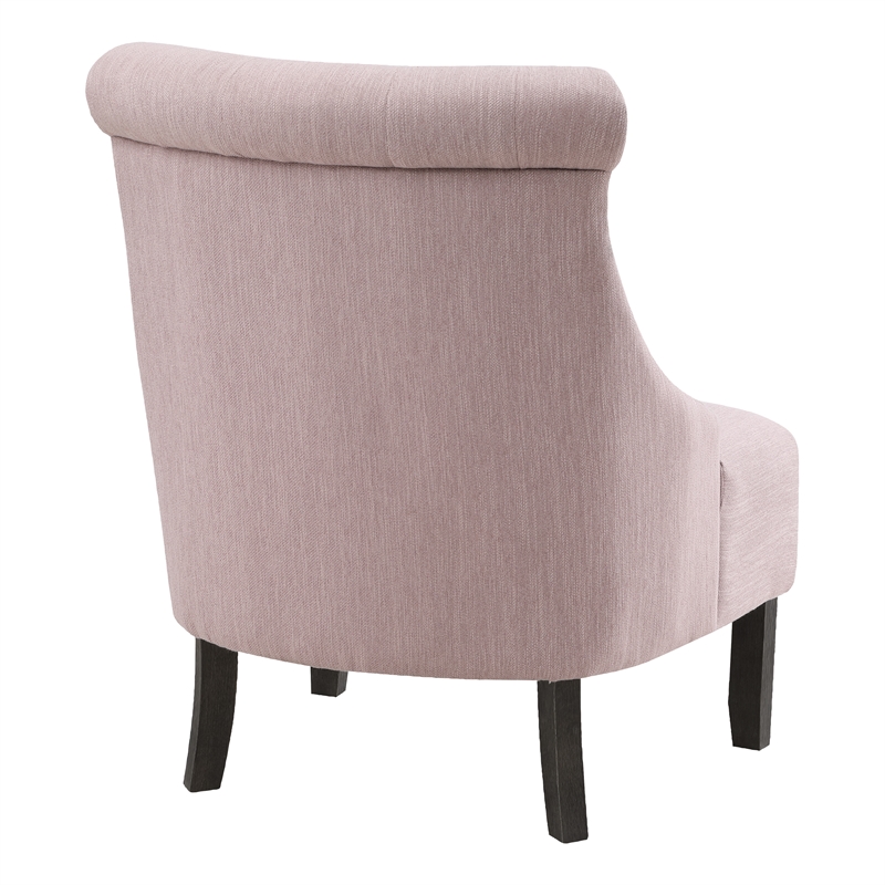 Blush tufted online chair