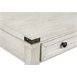 Baton Rouge L-Shape Desk in Champagne Oak Finish Engineered Wood