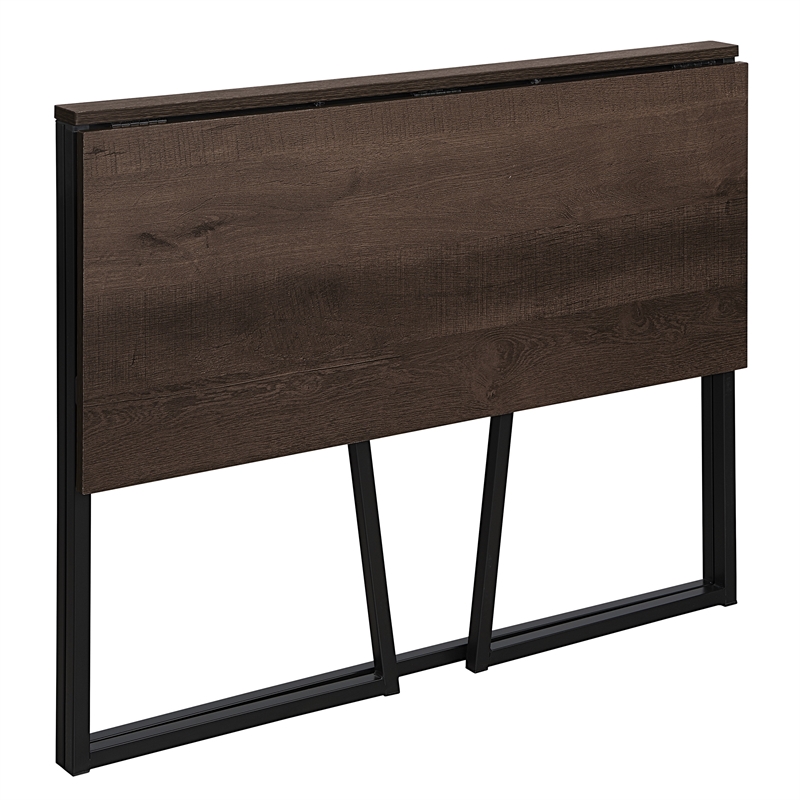 Contempo Toolless Folding Desk with Ozark Ash Engineered Wood Top