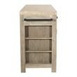 Cocina Kitchen Island in Natural with Spice Rack and Engineered Wood Top