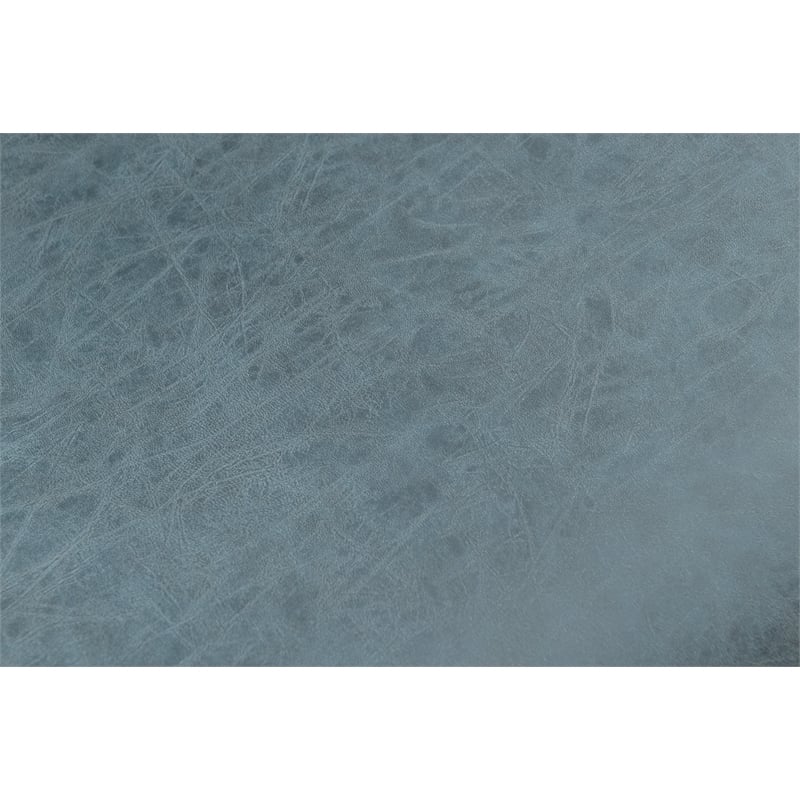 Sylmar Height Adjustable Stool in Navy Faux Leather