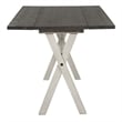 Kristen Flip Top Table in Charcoal Engineered Wood