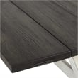 Kristen Flip Top Table in Charcoal Engineered Wood