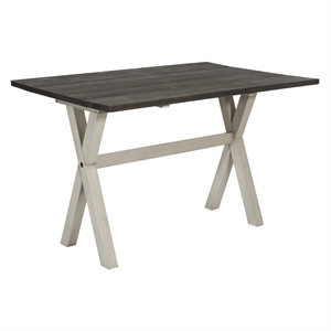kristen flip top table in charcoal engineered wood