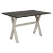 Kristen Flip Top Table in Charcoal Engineered Wood
