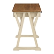 Jericho Rustic Writing Desk w/ Drawers  in Antique White in Engineered Wood