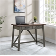 Milford Rustic Writing Desk w/ Drawers in Slate Gray Engineered Wood