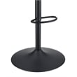 Kirkdale Adjustable Stool 2-Pack in Charcoal Faux Leather
