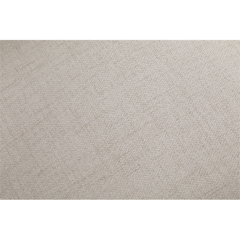 Ryedale Lounge Chair in Cream Fabric with Black Frame