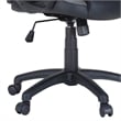Influx Gaming Chair in Black Faux Leather with Gray Accents