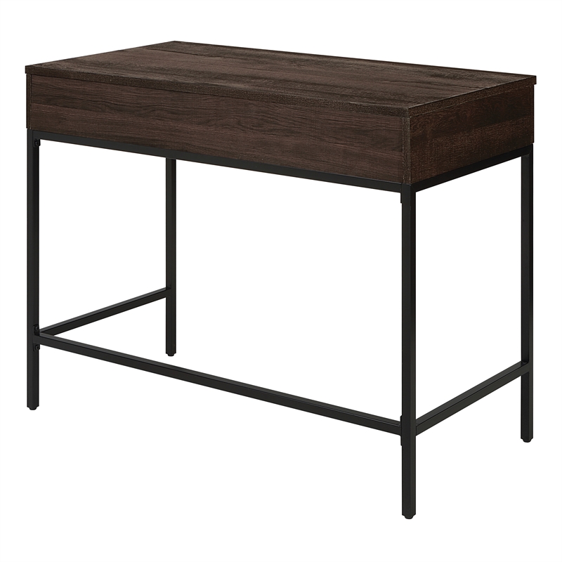 Contempo Worksmart Sit-To-Stand Desk in Ozark Ash Engineered Wood