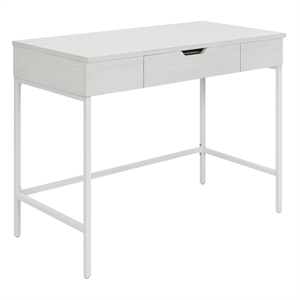contempo worksmart sit-to-stand desk in white oak engineered wood