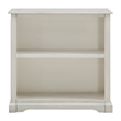 Country Meadows 2-Shelf Engineered Wood Bookcase in Antique White