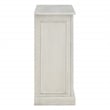 Country Meadows 2-Shelf Engineered Wood Bookcase in Antique White