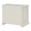 Country Meadows Engineered Wood File Cabinet in Antique White