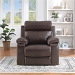 Bryson Recliner With Espresso Faux Leather
