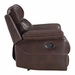 Bryson Recliner With Espresso Faux Leather