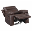 Bryson Recliner With Espresso Faux Leather