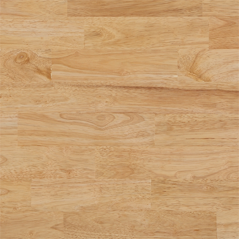 Radford Engineered Wood Kitchen Cart with Wood Top and Black Base