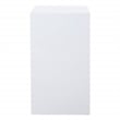 2 Drawer Locking Metal File Cabinet in White