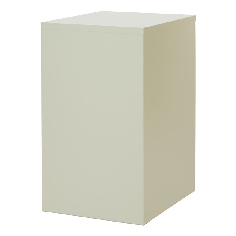 2 Drawer Locking Metal File Cabinet in Tan