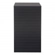 2 Drawer Locking Metal File Cabinet in Black