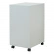 2 Drawer Mobile Locking Metal File Cabinet in Gray
