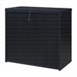Alpine 2-Drawer Engineered Wood Lateral File with Lockdowel  in Black Finish