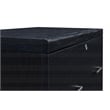 Alpine 2-Drawer Engineered Wood Lateral File with Lockdowel  in Black Finish