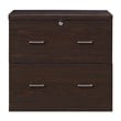 Alpine 2-Drawer Engineered Wood Lateral File with Lockdowel in Espresso Finish