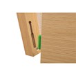 Denmark Engineered Wood Writing Desk with Lockdowel in Natural Finish