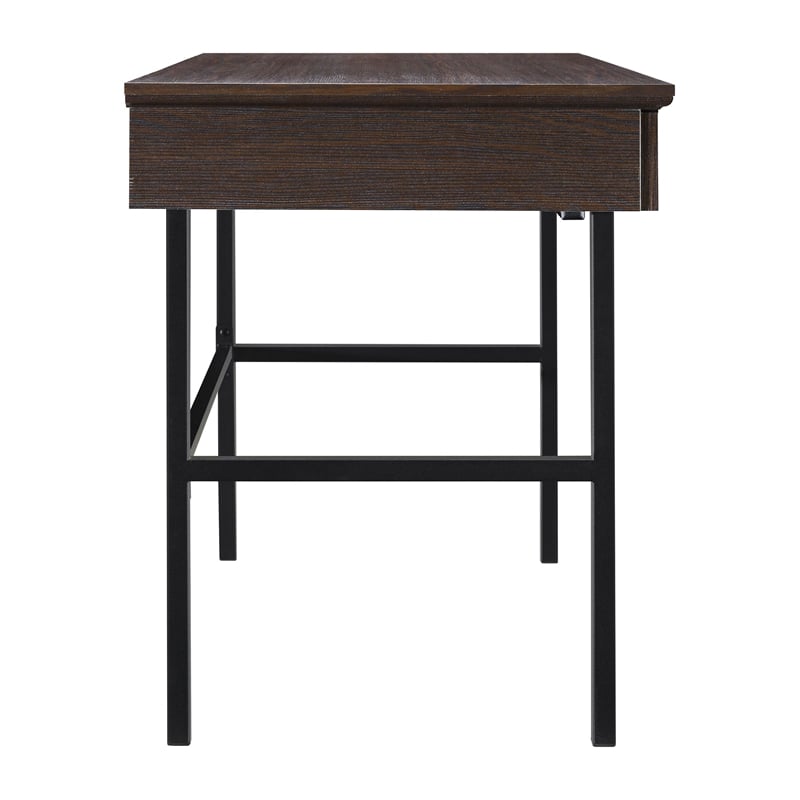 Jefferson Engineered Wood Writing Desk with Lockdowel in Espresso Finish