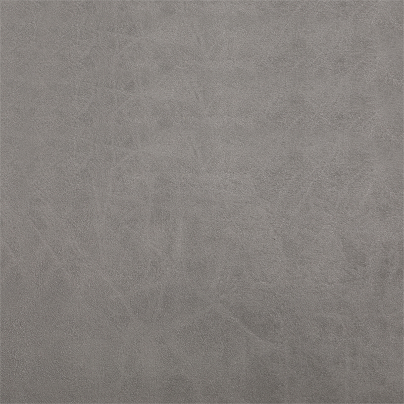 Backless Round Swivel Stool in Dove White Faux Leather Fabric 2 Pack