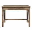 Quinton Writing Desk in Salvage Oak Engineered Wood with Drawer