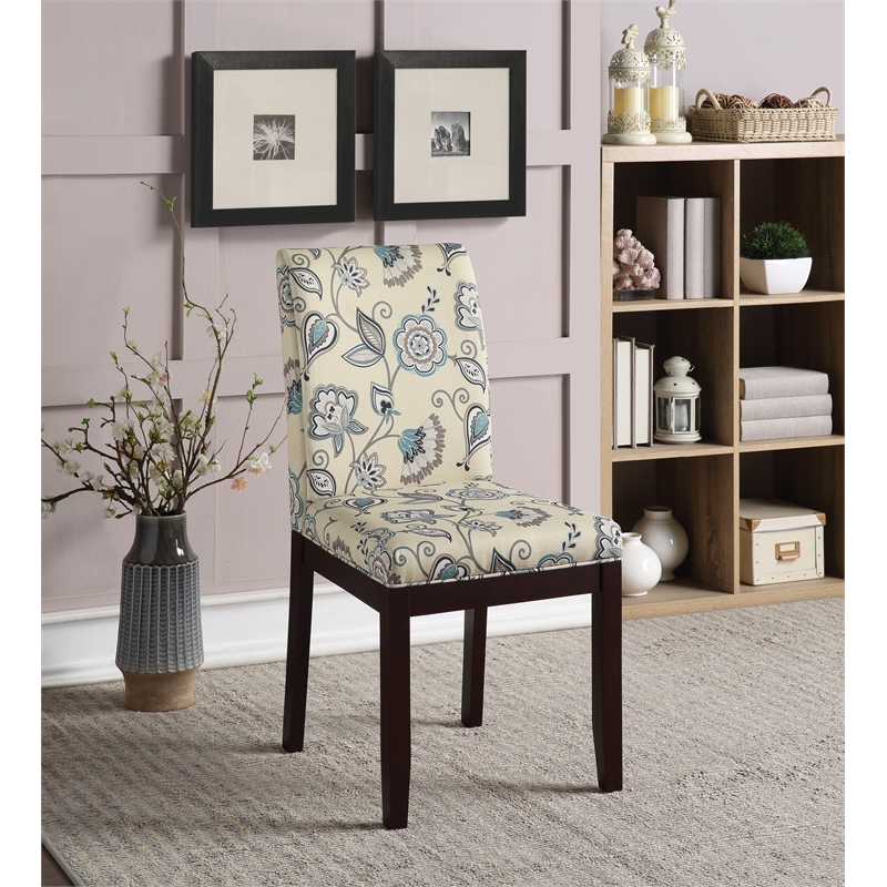 Dakota Parsons Dining Chair in Avignon Sky Cream Fabric