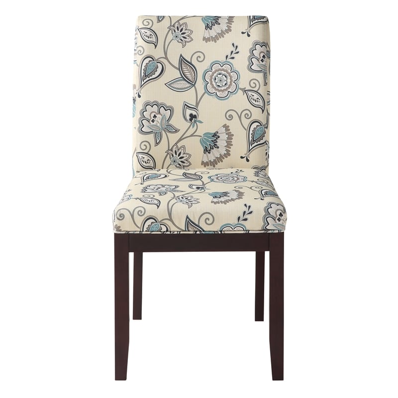 Dakota Parsons Dining Chair in Avignon Sky Cream Fabric