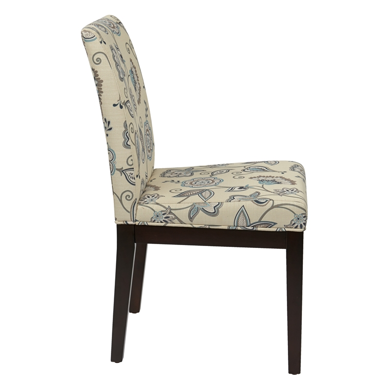 Dakota Parsons Dining Chair in Avignon Sky Cream Fabric