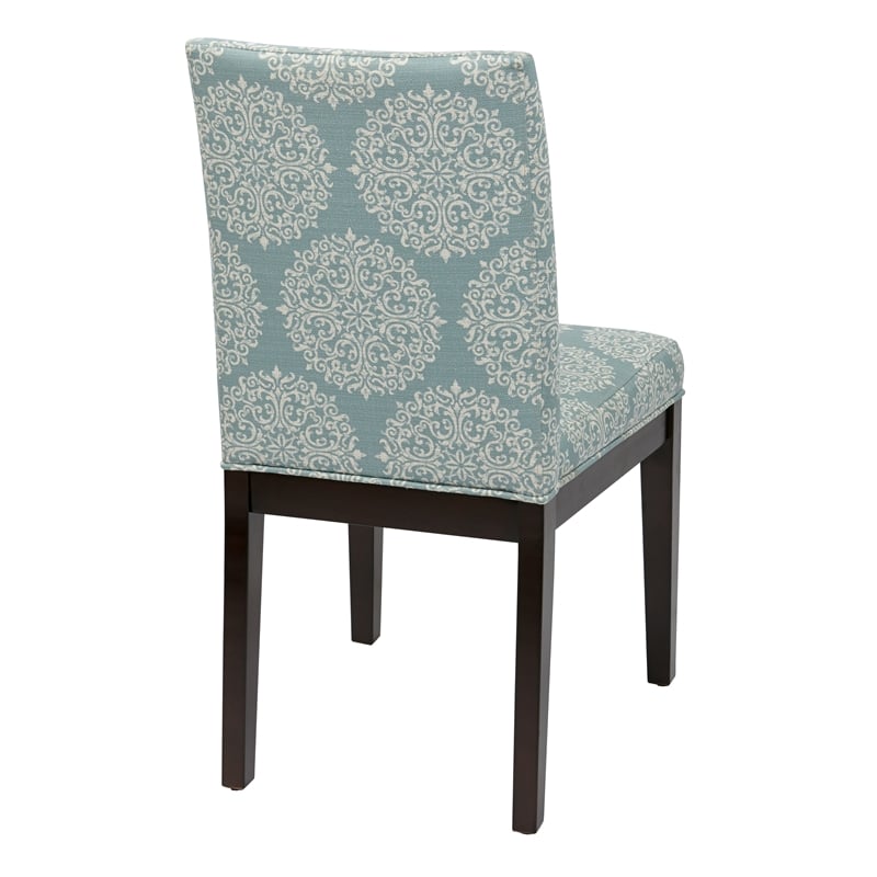 Dakota Parsons Dining Chair in Gabrielle Sky Blue Fabric