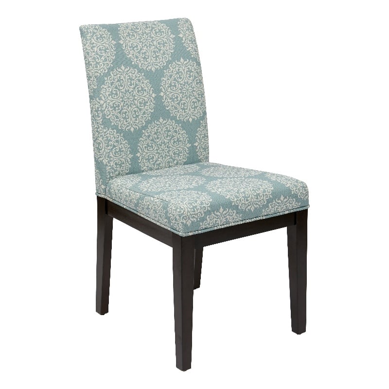 Dakota Parsons Dining Chair in Gabrielle Sky Blue Fabric