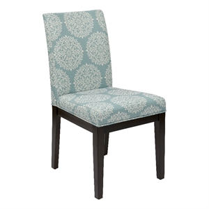 Dakota Parsons Dining Chair in Gabrielle Sky Blue Fabric