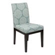 Dakota Parsons Dining Chair in Gabrielle Sky Blue Fabric